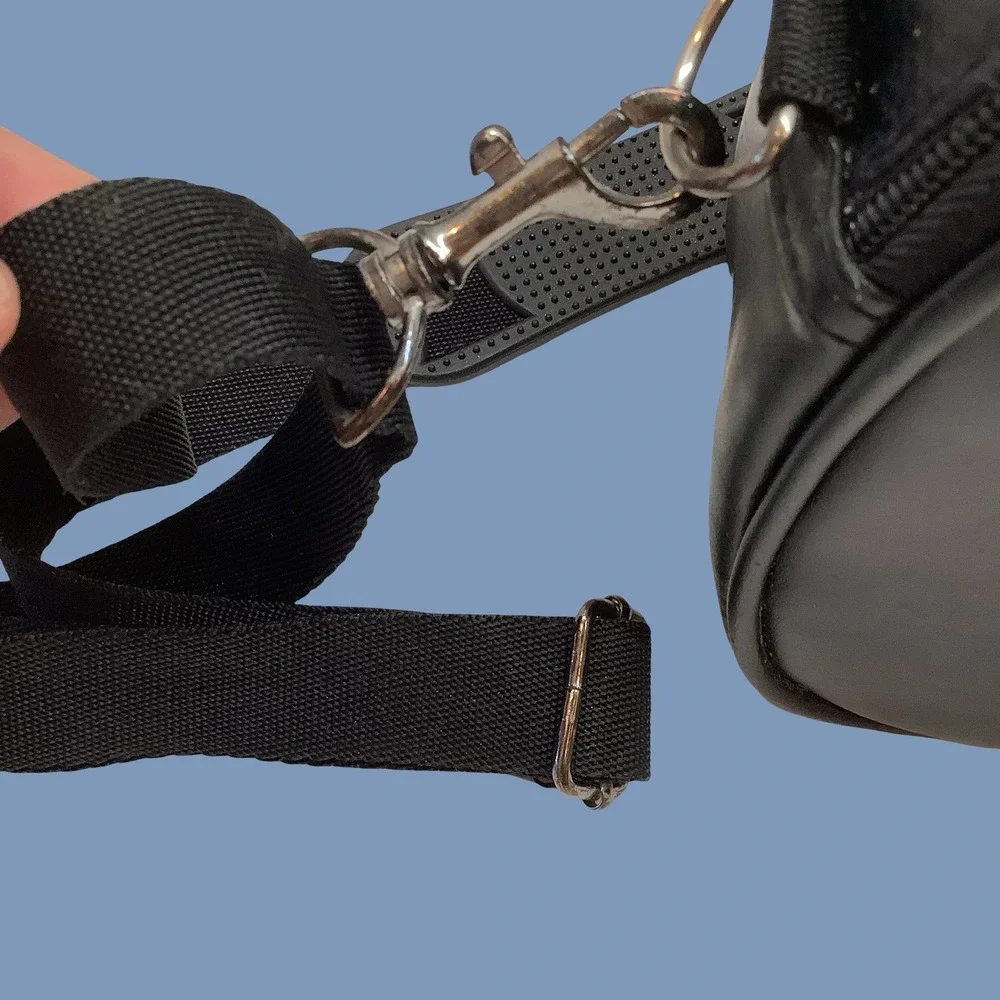 Camera bag Black Vinyl View Bag 7x3x7